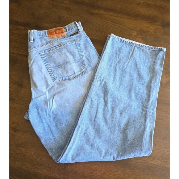 Lucky Brand Light Wash Denim Bootleg Jeans Size 38 Regular Length 100% Cotton Ma - Picture 5 of 16